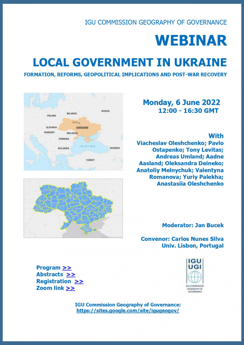 Webinar Local Government in Ukraine