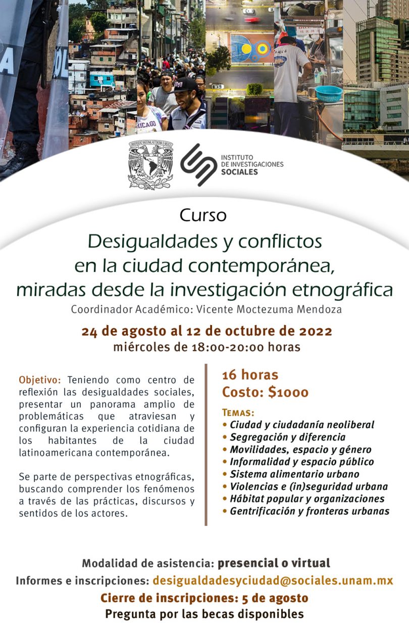 Desigualdades y conflictos en la ciudad contemporánea, miradas desde la investigación etnográfica