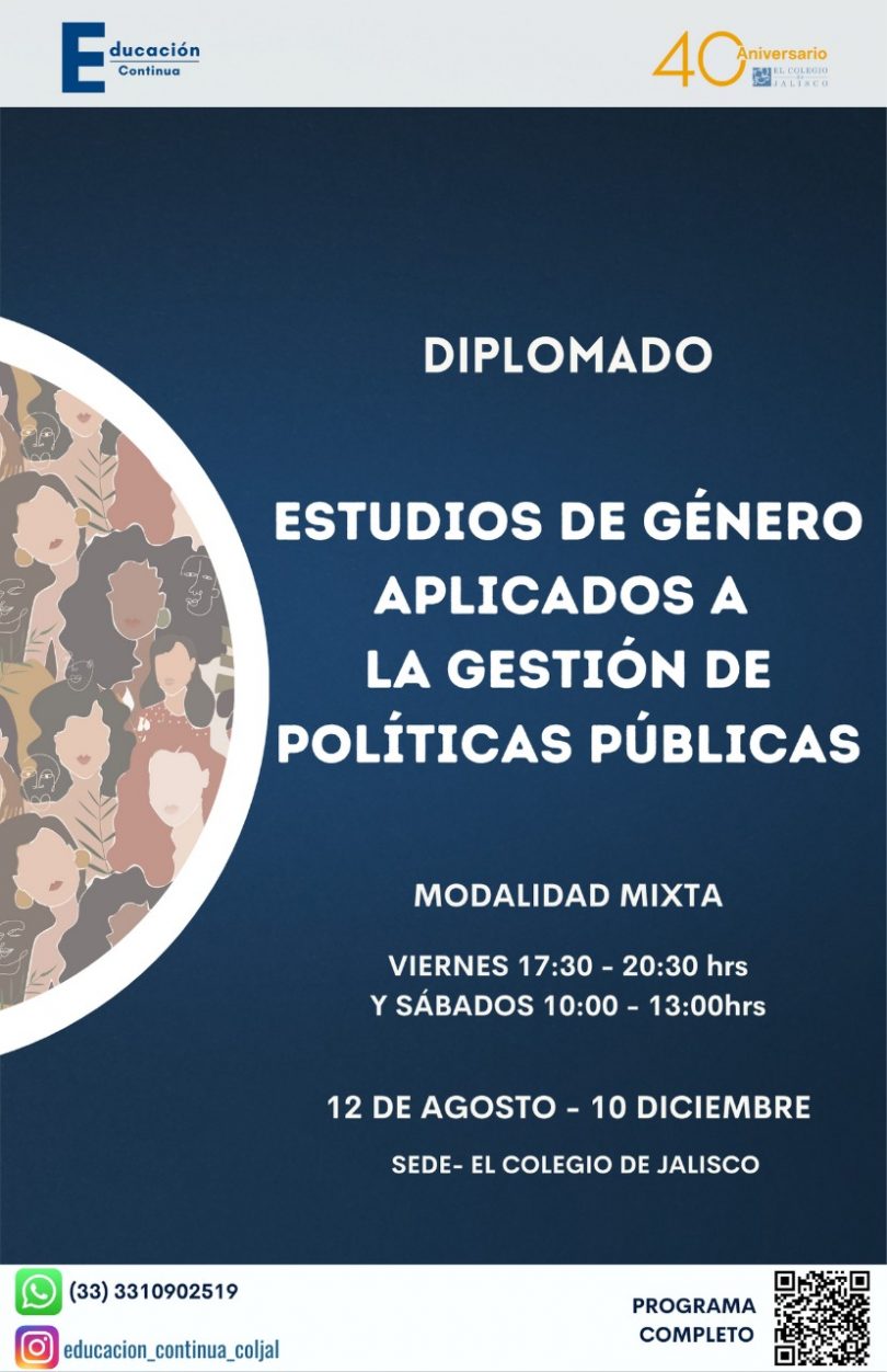 Diplomado en Estudios de Género Aplicados a la Gestión de Políticas Públicas