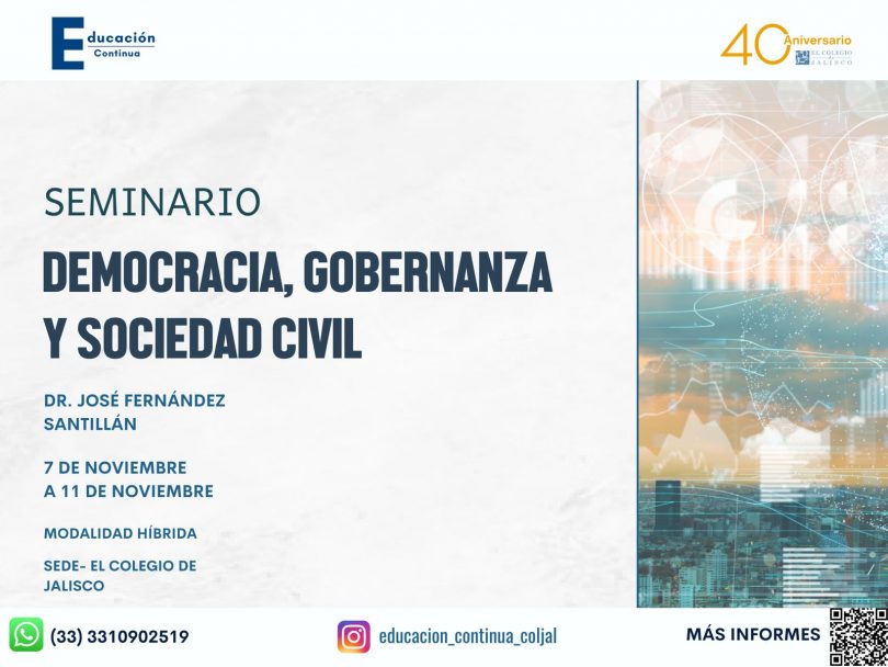Seminario Democracia, Gobernanza y Sociedad Civil