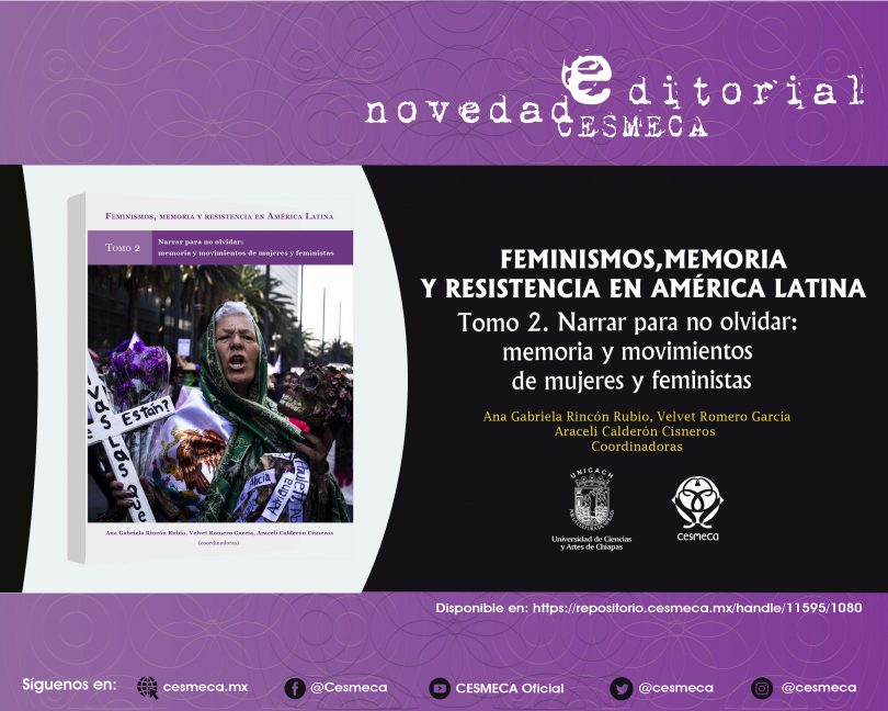 Feminismos, memoria y resistencia en América Latina. Tomo 2