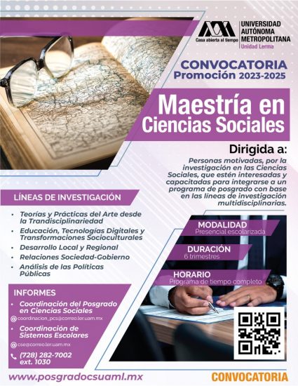 Maestría en Ciencias Sociales, UAM Lerma