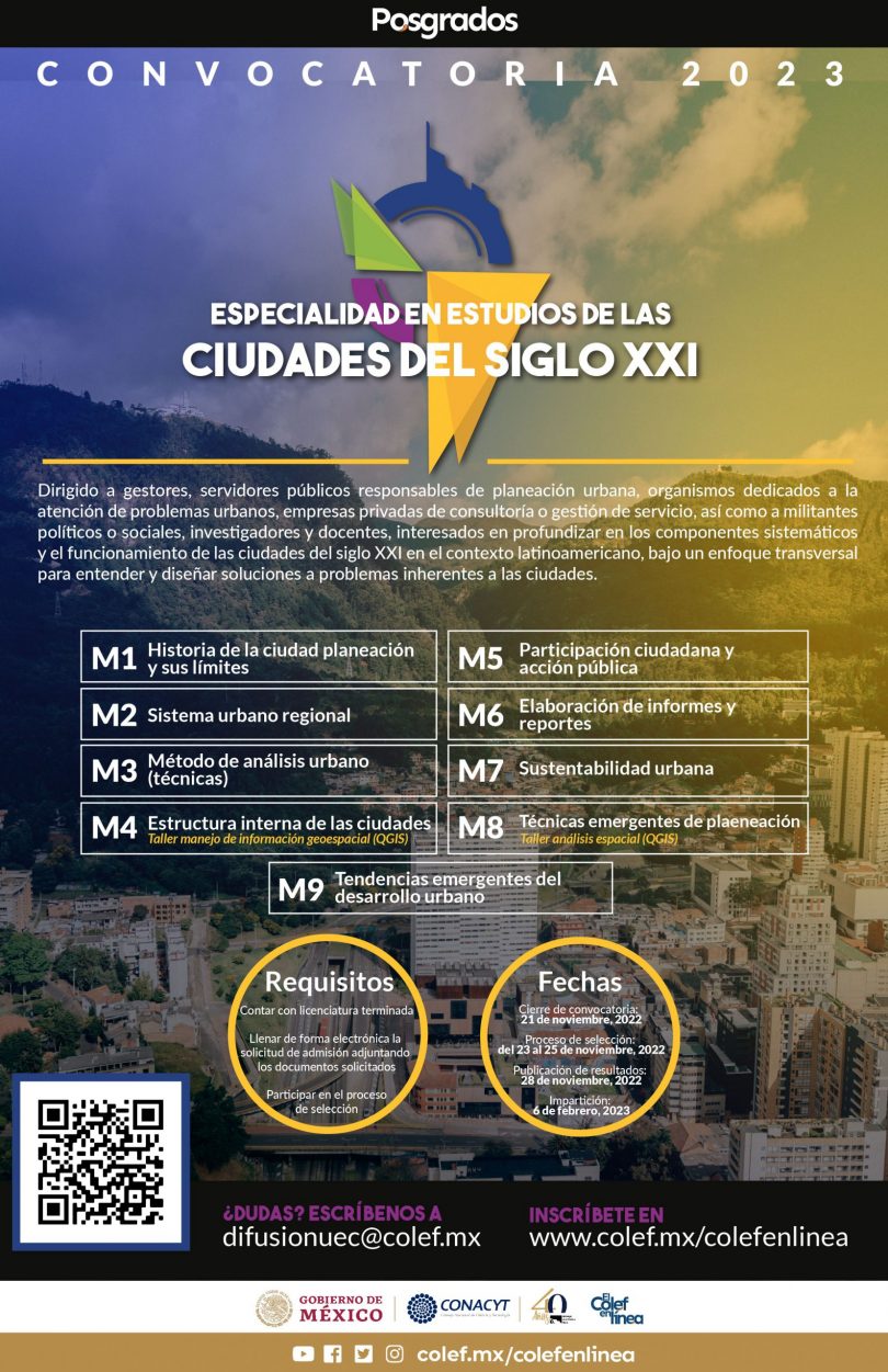 Especialidad en Estudios Ciudades del Siglo XXI