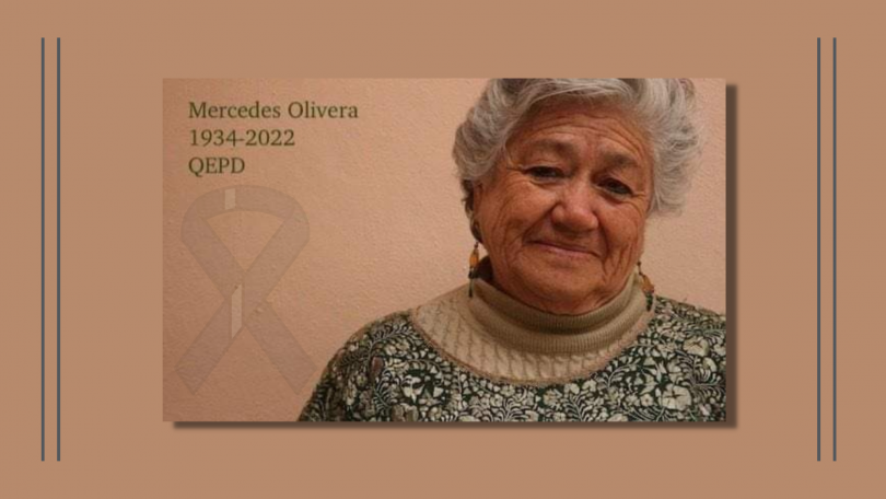 Honrar la vida, Mercedes Olivera Bustamante (1934-2022)