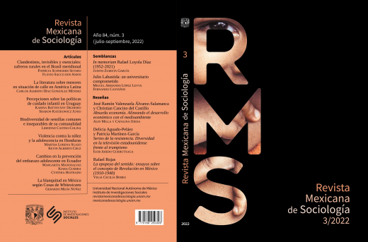 Revista Mexicana de Sociología, vol. 84, núm. 3