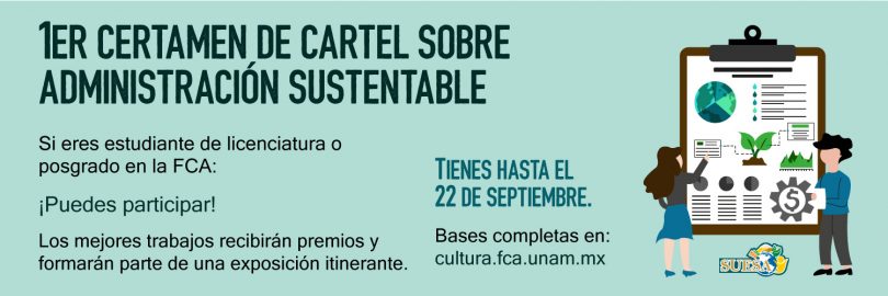 1er Certamen de cartel sobre Administración Sustentable