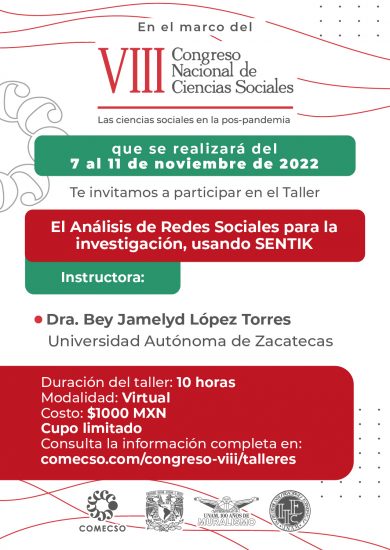 El Análisis de Redes Sociales para la investigación, usando SENTIK