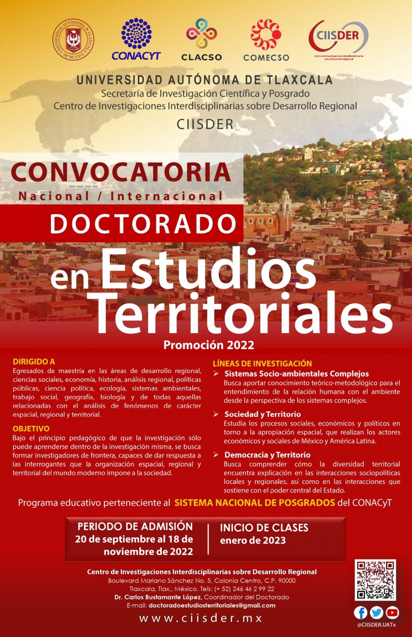 Doctorado en Estudios Territoriales