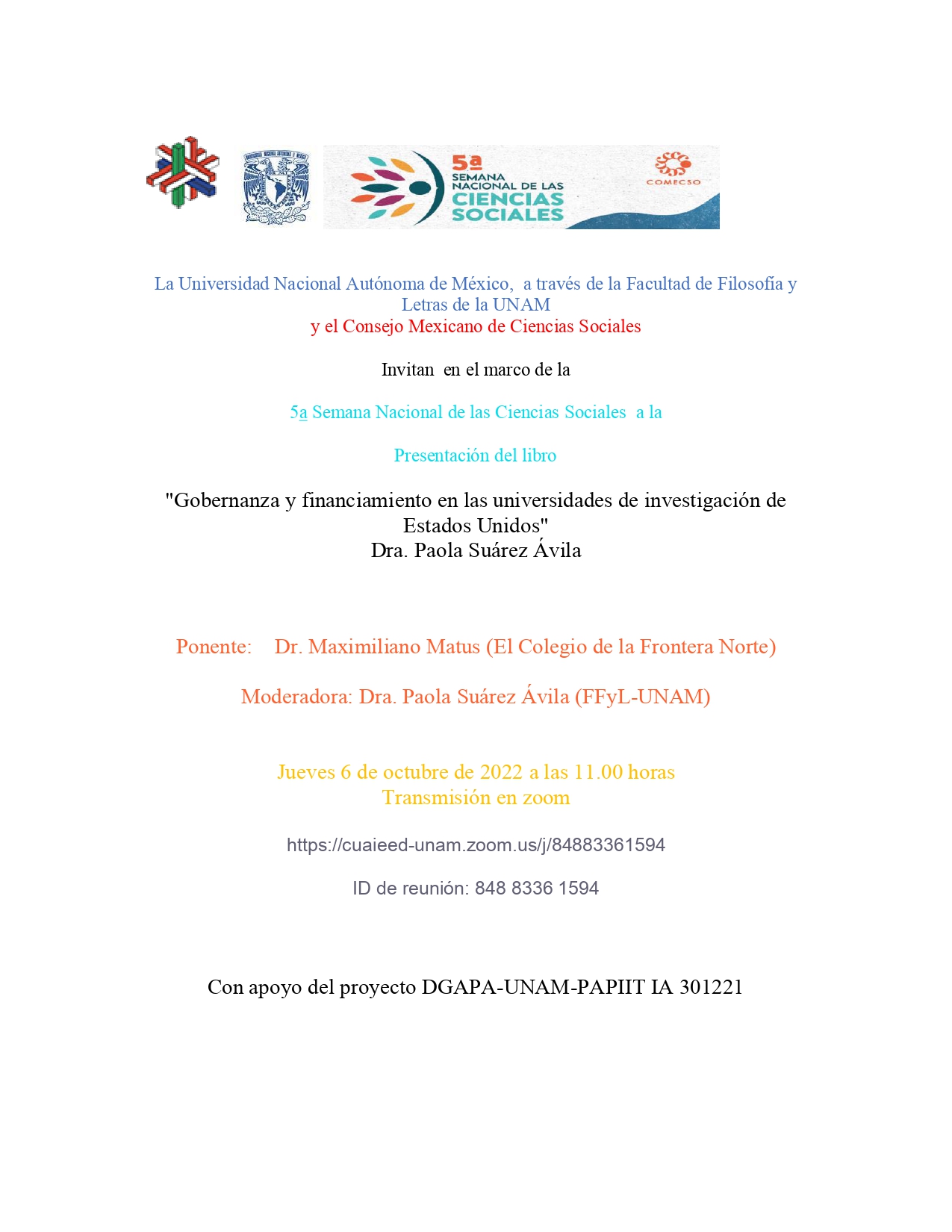 Gobernanza y educación superior en universidades de investigación de  Estados Unidos - COMECSO, image size:1275x1650