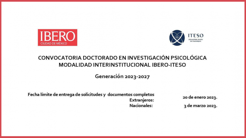 Doctorado en Investigación Psicológica