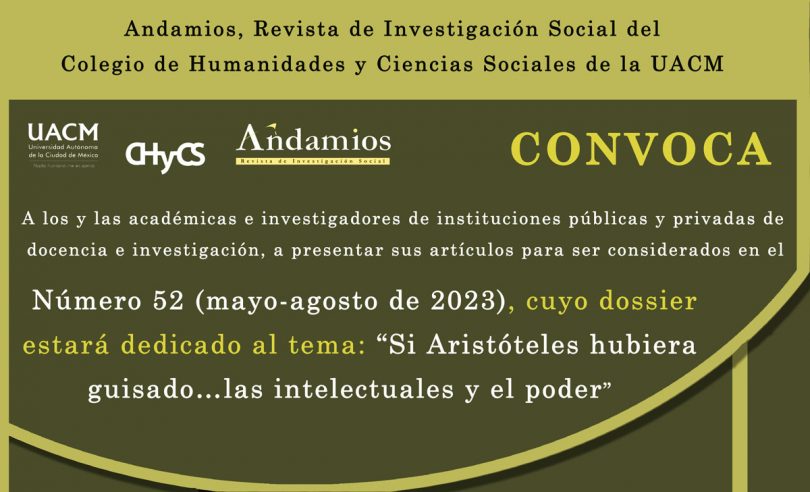 Convocatoria núm. 52 Revista Andamios