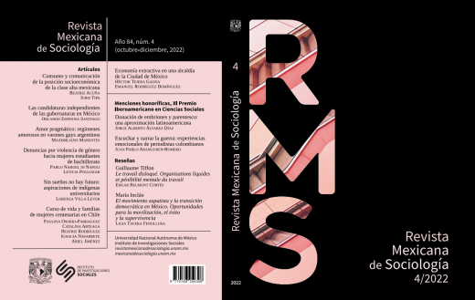 Revista Mexicana de Sociología, vol. 84, núm. 4