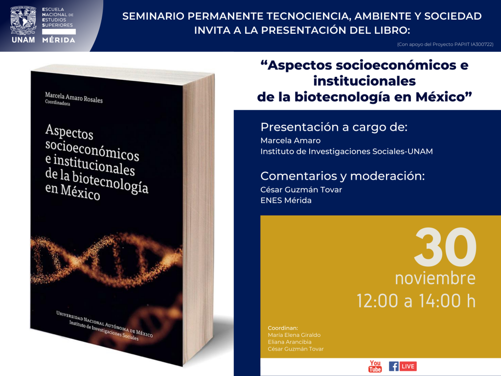 Aspectos socioeconómicos e institucionales de la biotecnología en México