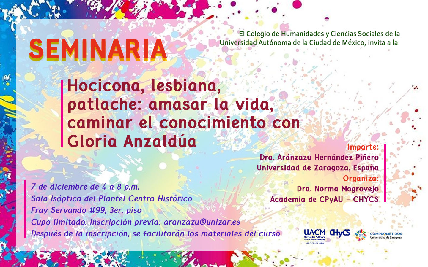 Seminaria Hocicona, lesbiana, patlache - COMECSO