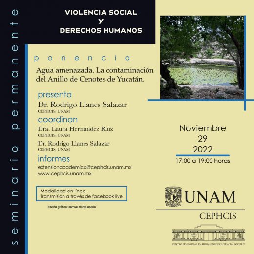 Agua amenazada. La contaminación del Anillo de Cenotes de Yucatán