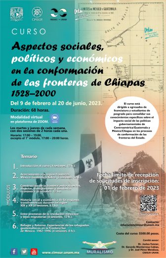 Aspectos sociales, políticos y económicos en la conformación de las fronteras de Chiapas