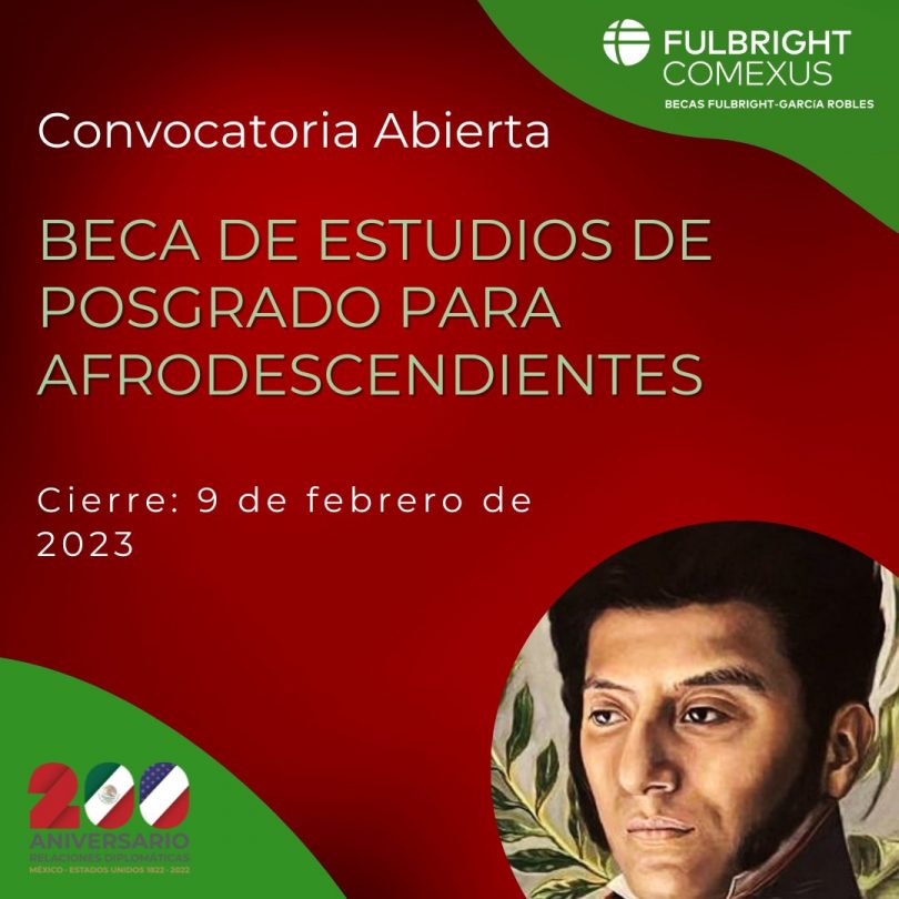 beca de Estudios de Posgrado para Candidatos Afrodescendientes