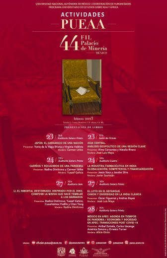 Actividades del PUEAA en la 44 FIL