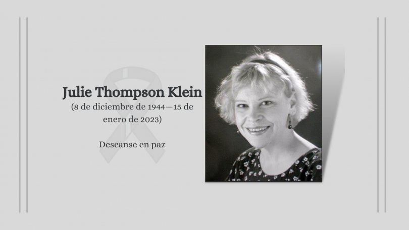 Julie Thompson Klein (1944-2023)