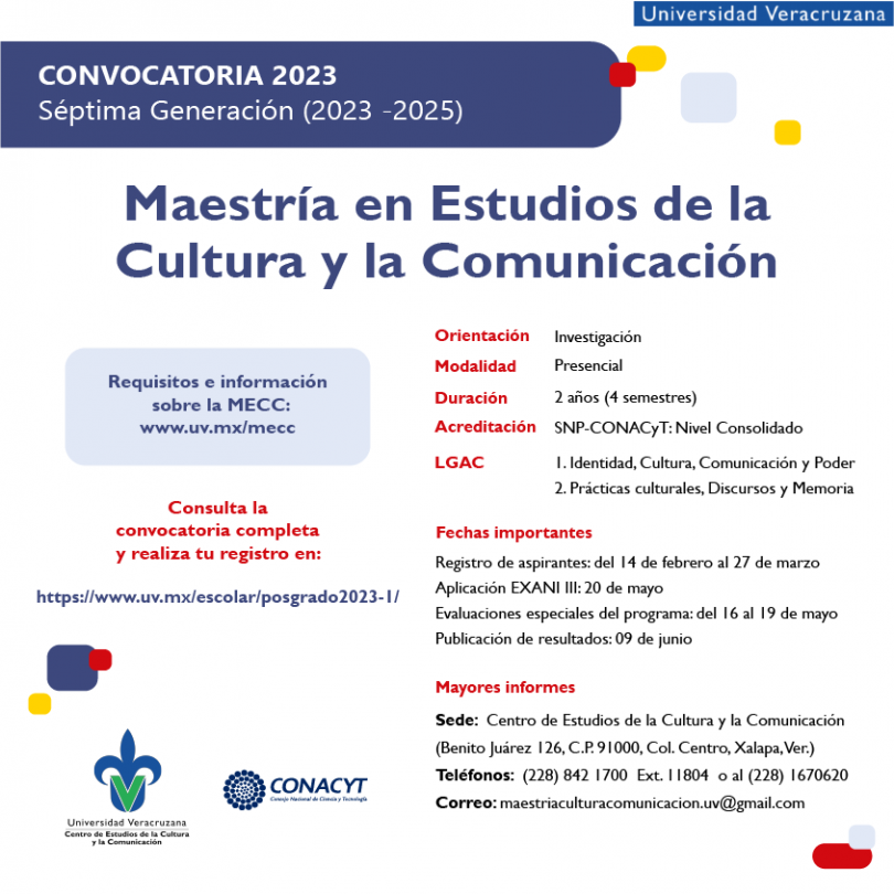 Maestría en Estudios de la Cultura y la Comunicación
