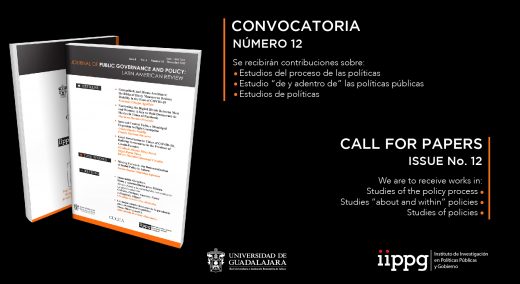 Call for papers, No. 12, Journal of Public Governance and Policy
