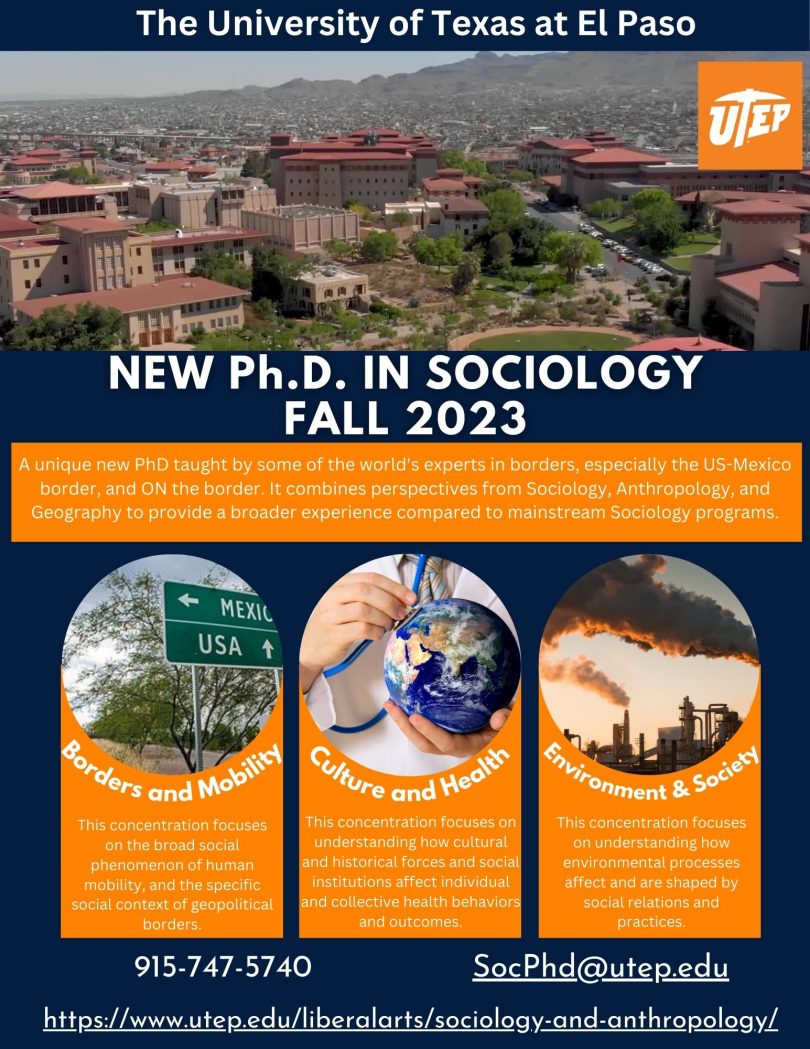 PhD in Sociology at The University of Texas at El Paso (UTEP)