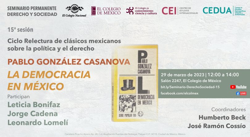 "La democracia en México" Pablo González Casanova