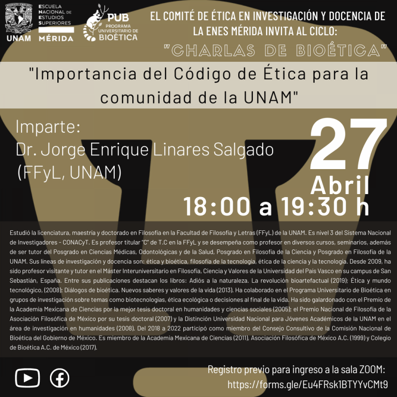 Importancia del código de ética para la comunidad de la UNAM
