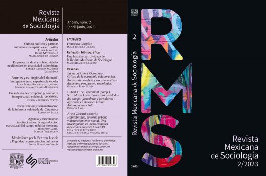 Revista Mexicana de Sociología, vol. 85, núm. 2