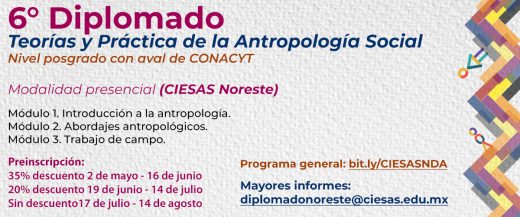 6° Diplomado Teorías y Prácticas de la Antropología Social