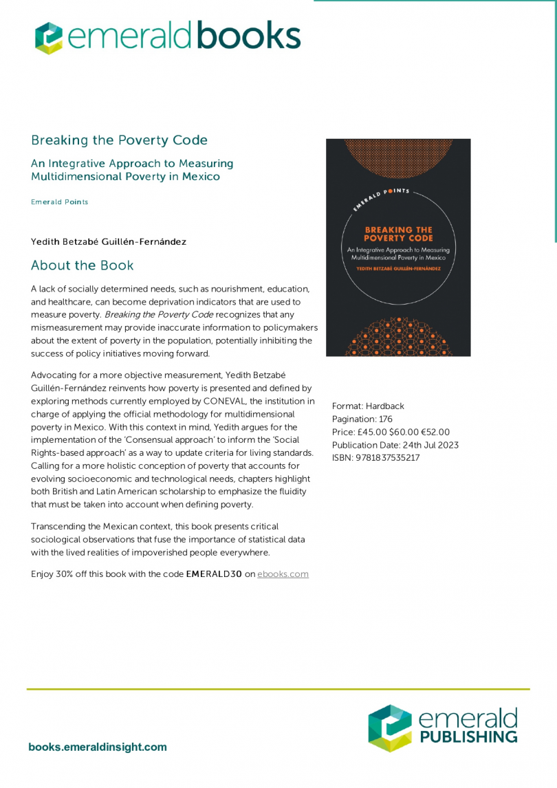 Breaking the Poverty Code
