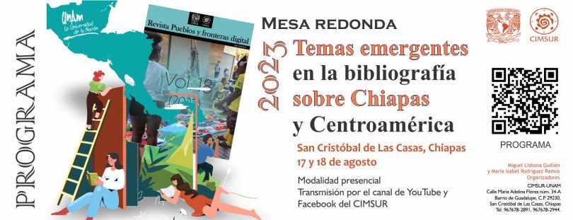 Mesa redonda Temas emergentes en la bibliografía sobre Chiapas y Centroamérica