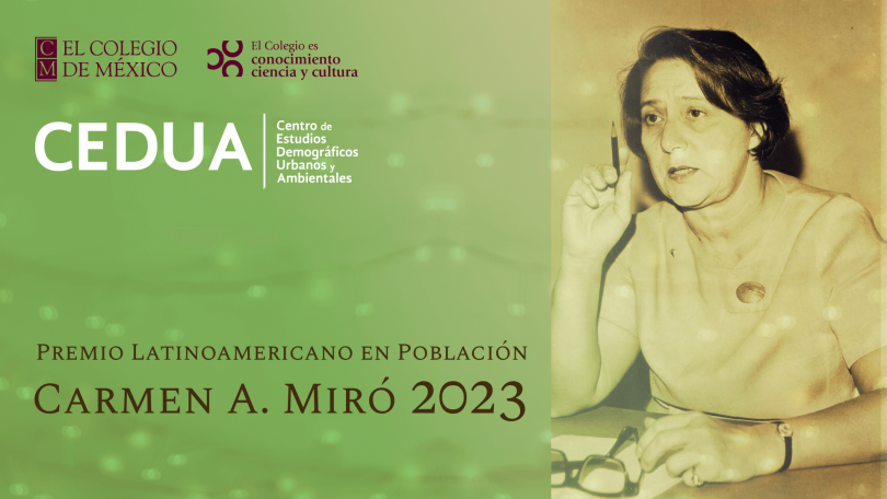 Premio Latinoamericano en Población Carmen A. Miró 2023