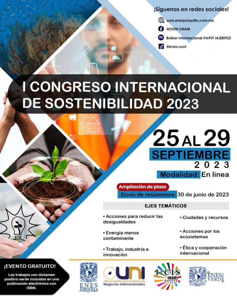 I Congreso Internacional de Sostenibilidad 2023 (ICIS 2030)