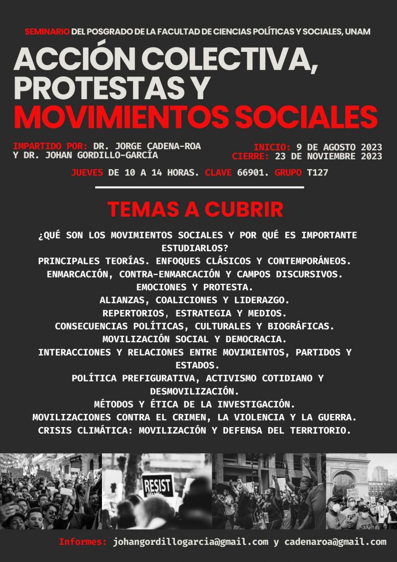 Acción colectiva, protestas y movimientos sociales