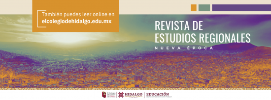 Publica en la Revista de Estudios Regionales