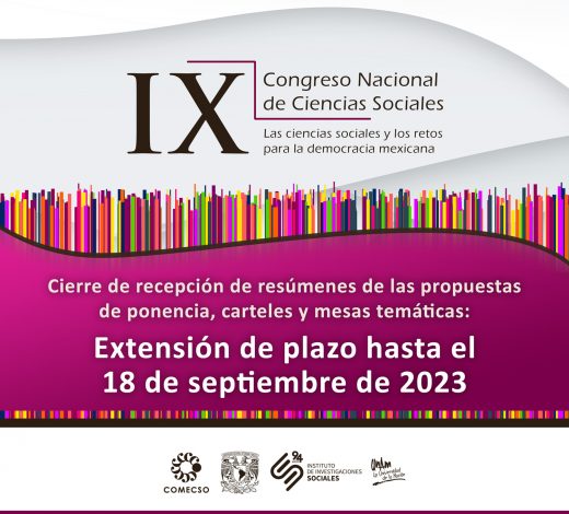 Convocatoria al IX Congreso Nacional de Ciencias Sociales