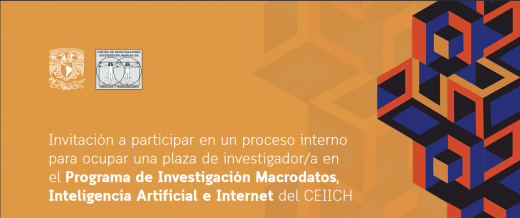 Plaza de investigador/a en Macrodatos, IA e Internet