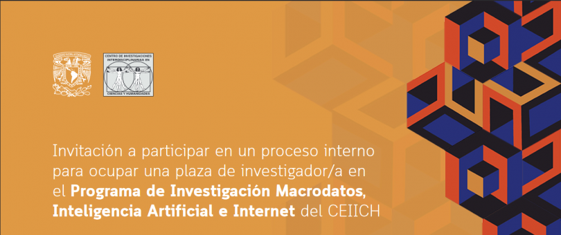 Plaza de investigador/a en Macrodatos, IA e Internet