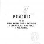 Reunión nacional sobre la investigación en Ciencias Sociales y sus avances a nivel regional