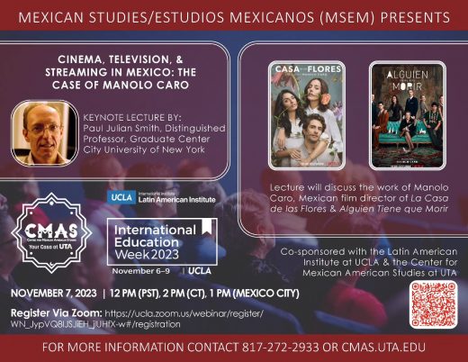 Cinema, Television, & Streaming in Mexico: The Case of Manolo Caro