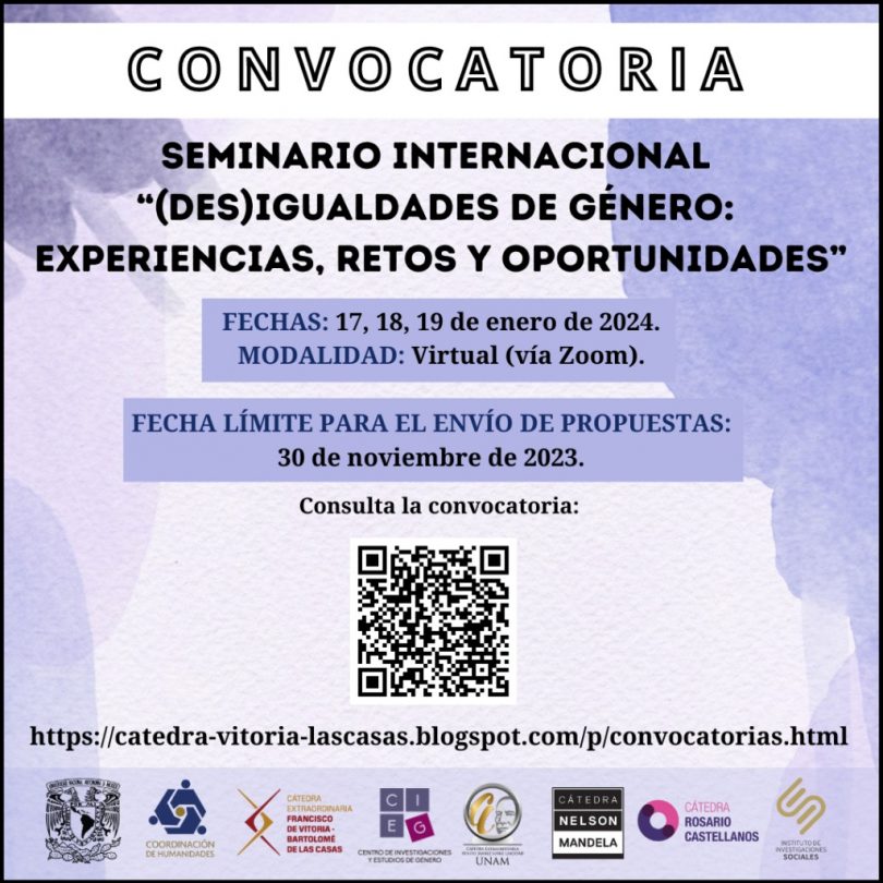 Seminario Internacional (Des)Igualdades de Género: experiencias, retos y oportunidades