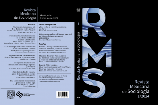 Revista Mexicana de Sociología, vol. 86, núm. 1