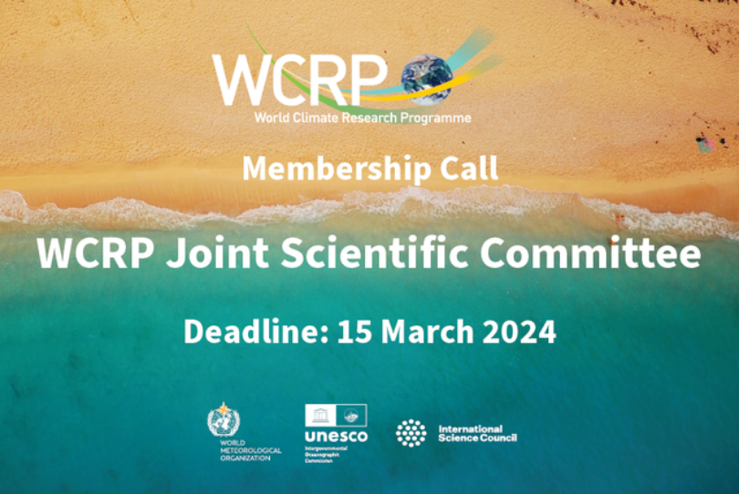WCRP Joint Scientific Committee Membership Call 2024