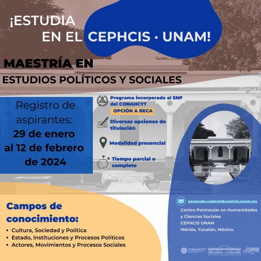 Maestría en Estudios Políticos y Sociales