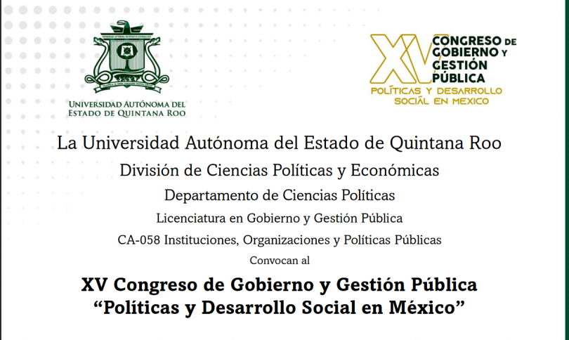XV Congreso de Gobierno y Gestión Pública