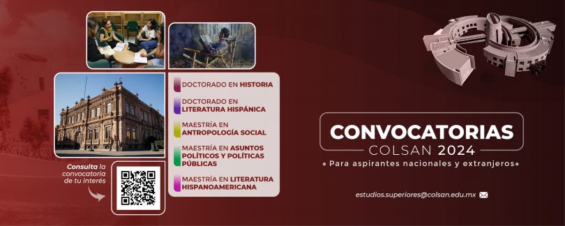 El Colsan te ofrece cinco oportunidades únicas para cursar posgrados en Ciencias Sociales y Humanidades