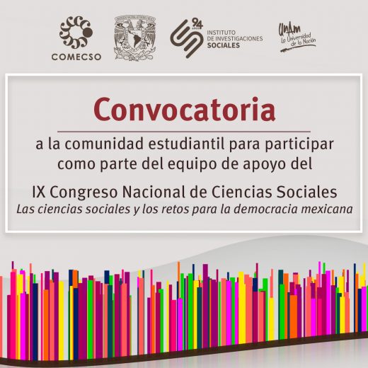 Forma parte del equipo de apoyo del IX Congreso Nacional de Ciencias Sociales
