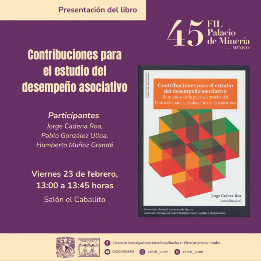 Contribuciones para el estudio del desempeño asociativo