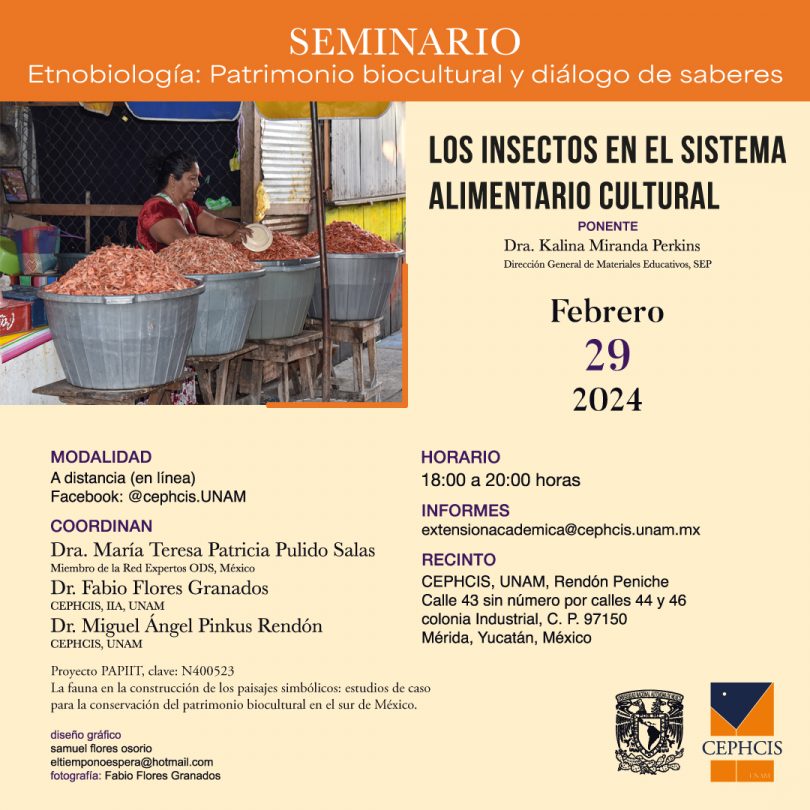 Los insectos en el sistema alimentario cultural